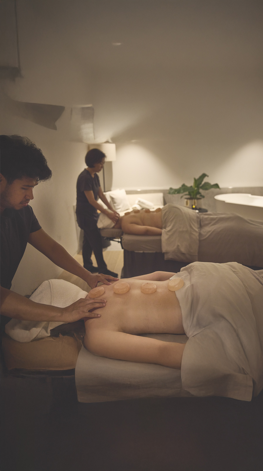People getting massages